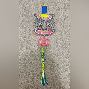 Wooden Fortune Blessing Wall Hanging Ornament